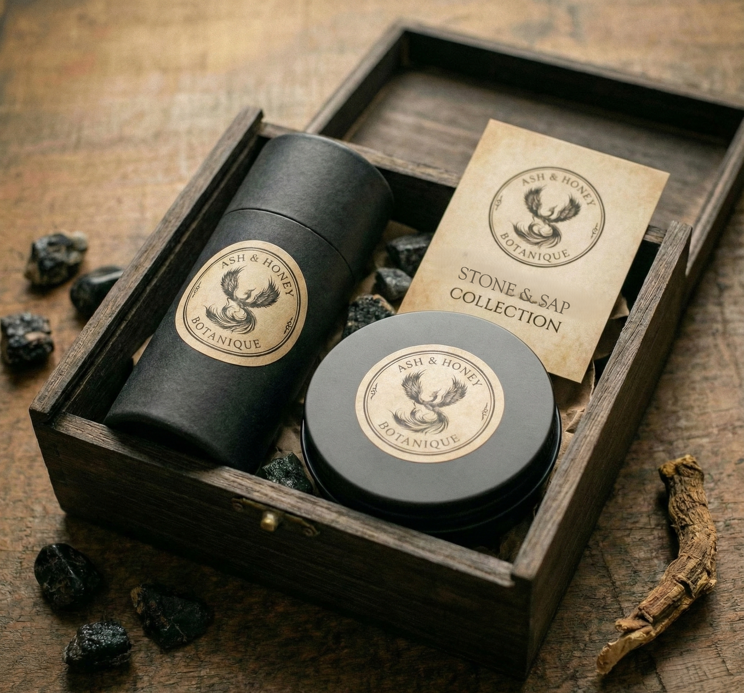Stone & Sap-Heavy Goods for Body & Repair| Ash & Honey Botanique